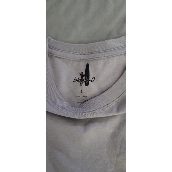 johnnie-O Santa Monica Back Graphic Surf S/S T-Shirt Gray Mens Sz LARGE Sunrise - Picture 6 of 6